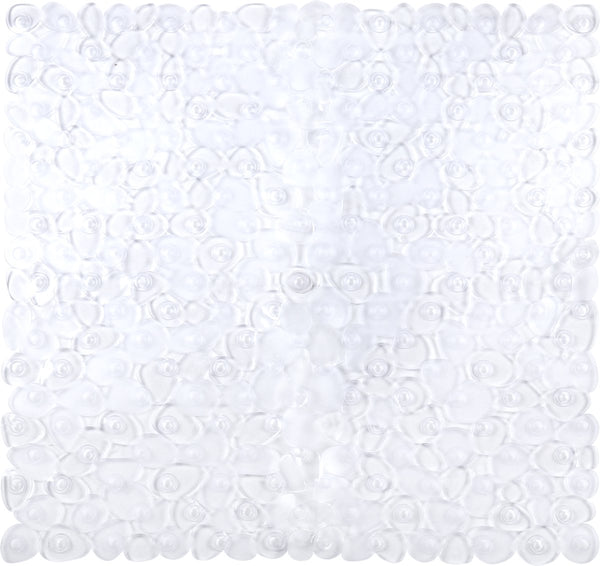 Differnz lapis anti-slip inlegmat douche 54x54cm transparant