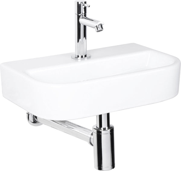 Differnz ovale small fonteinset wit