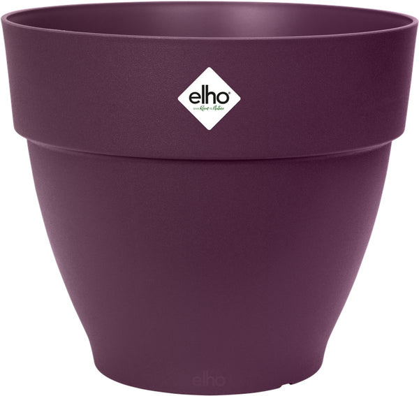 Elho vibia campana rond 47 - bloempot voor buiten met afwateringsgaten - 100% gerecycled plastic - ø 47.0 x h 40.4 cm - esdoorn paars