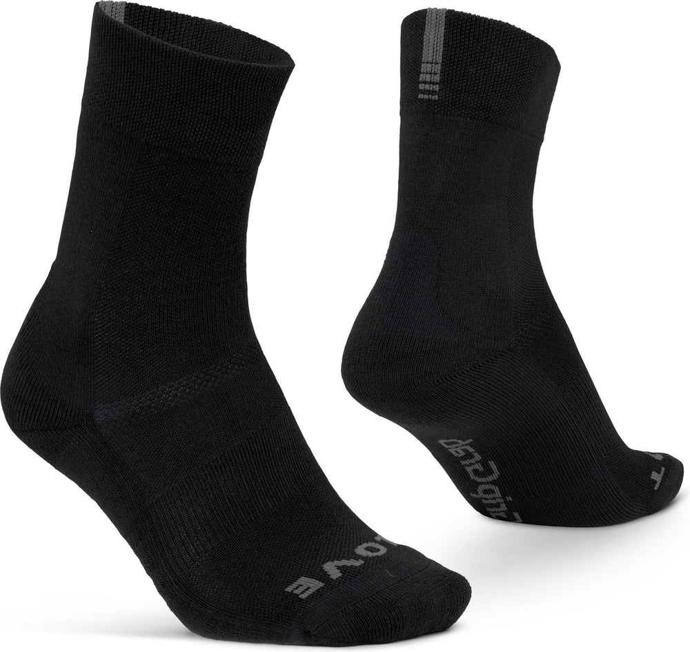 Gripgrab - thermo sl winter fietssokken isolerende wielersport sokken - zwart - unisex - maat m