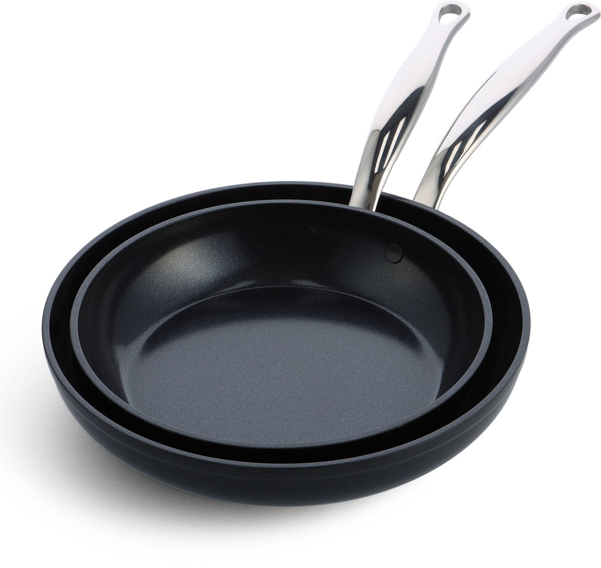 Greenpan barcelona pro koekenpannenset 24cm 28cm - pfas-vrij