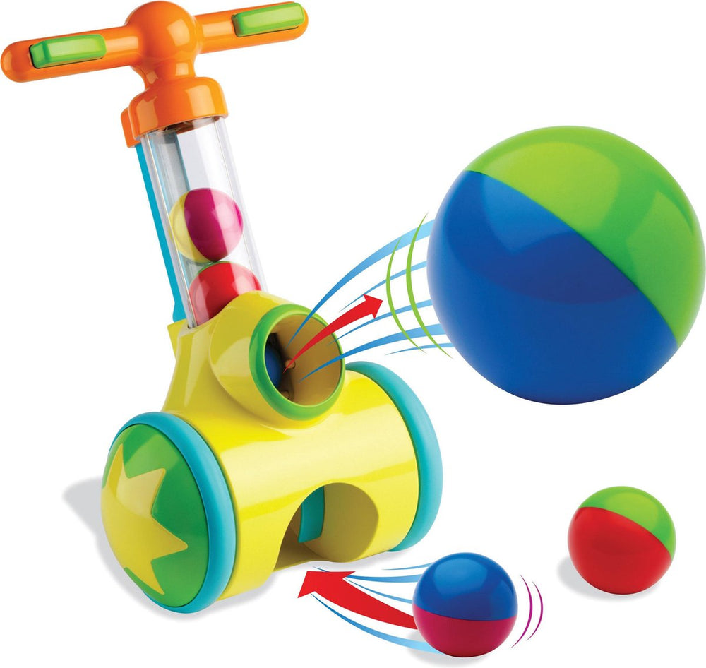 Tomy rol op schiet loopwagen - peuterspeelgoed - looptrainer