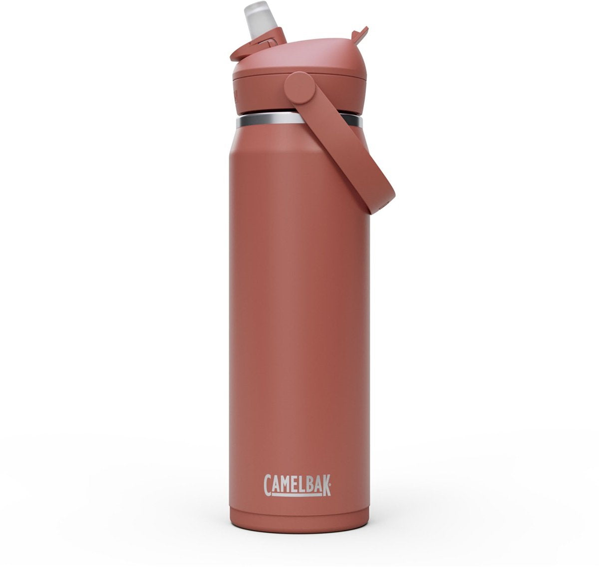 Camelbak thrive flip straw - vacuum insulated - isolatie drinkfles - 750 ml - rood (sierra red)