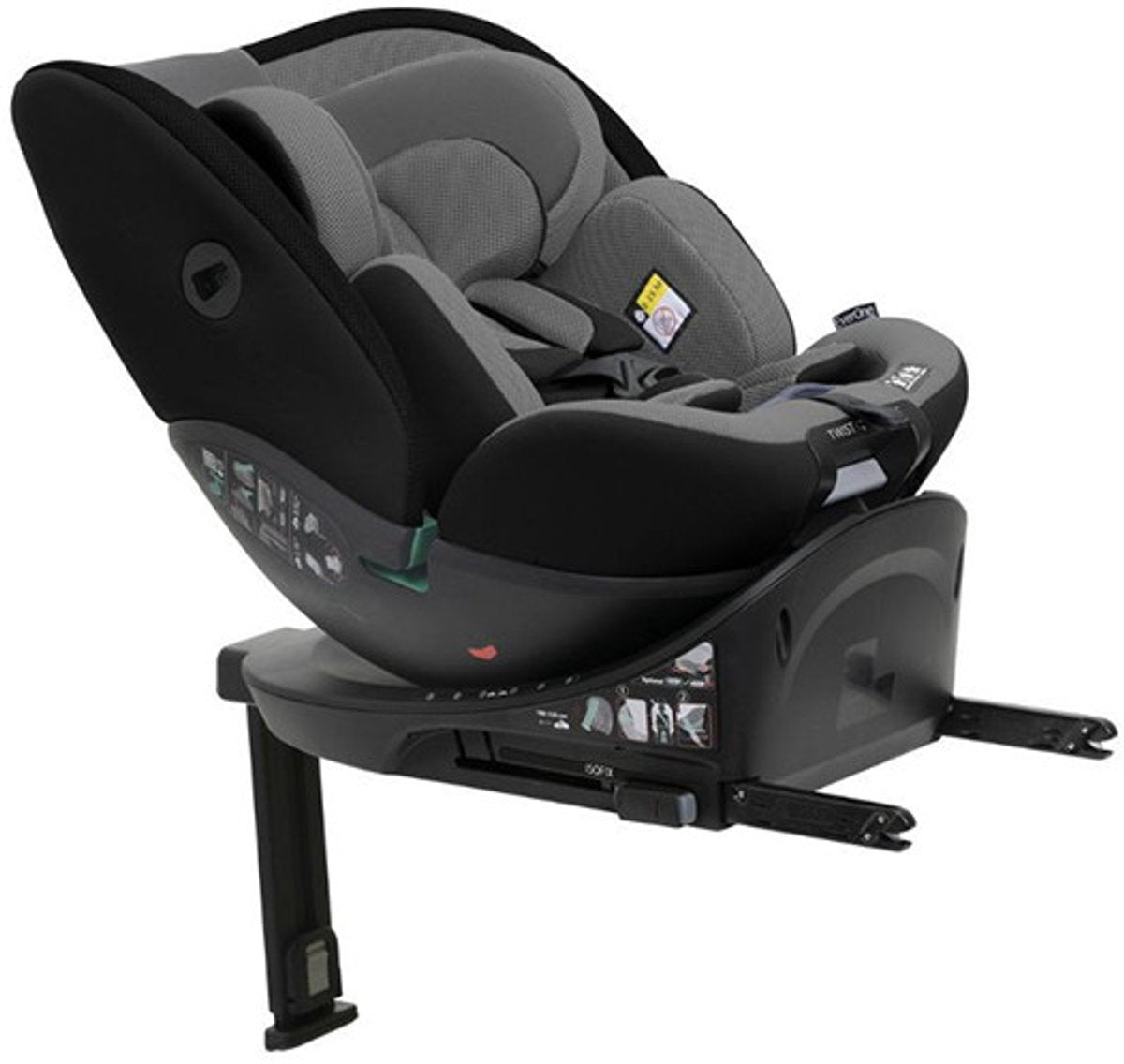 Chicco everone i-size autostoel - grijs zwart (40-150 cm)