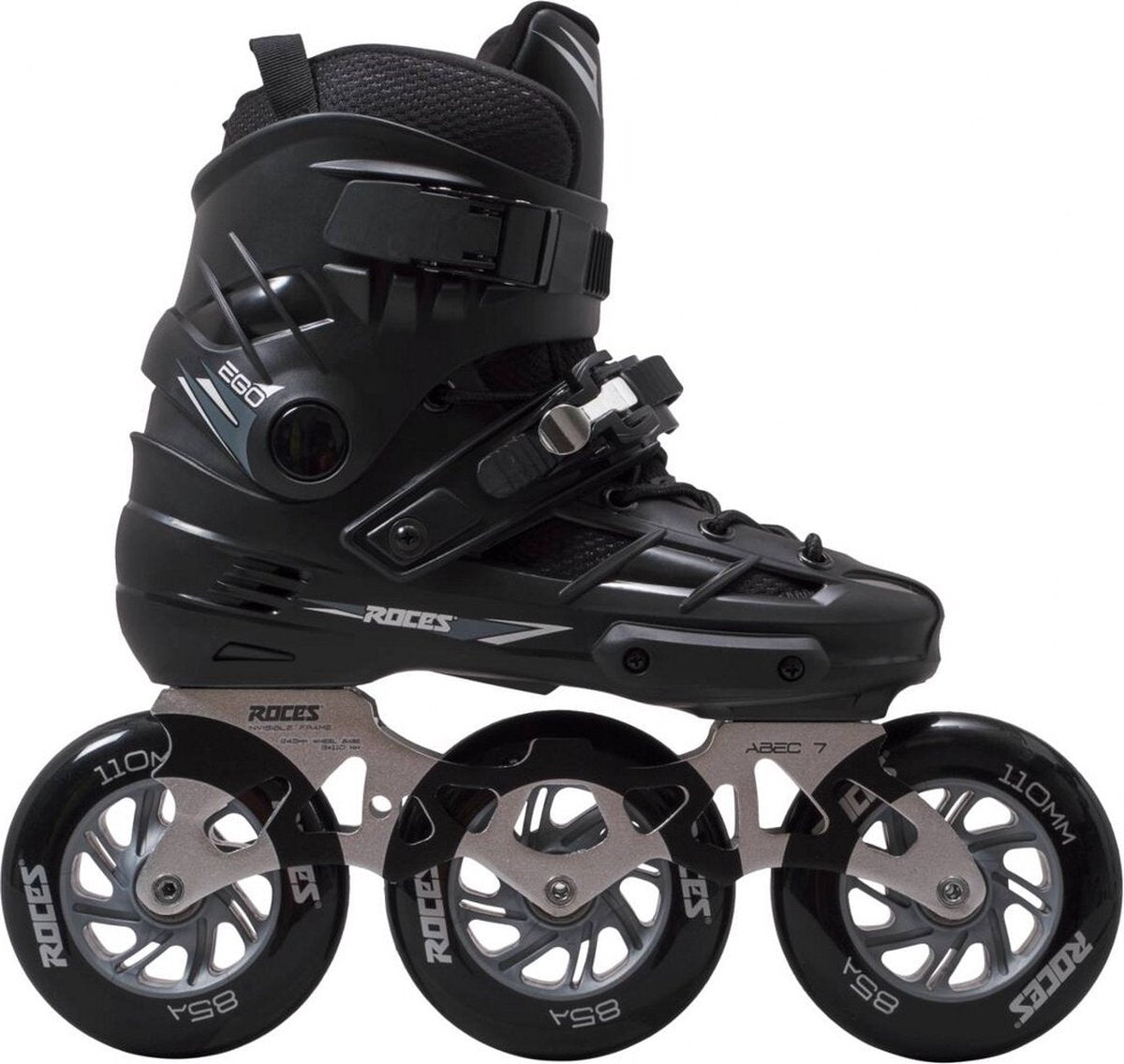 Inlineskates Ego Tif hardboot 85A zwart maat 41