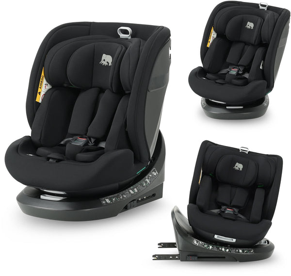 Deryan cassie luxe i-size autostoel - groep 0-1-2-3 - isofix - 360° draaibaar - zwart