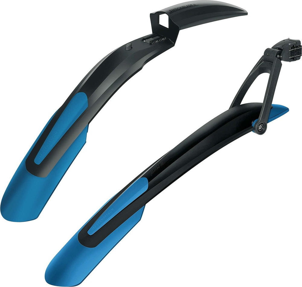 Sks spatbordenset shockblade x-blade 29 inch zwart blauw