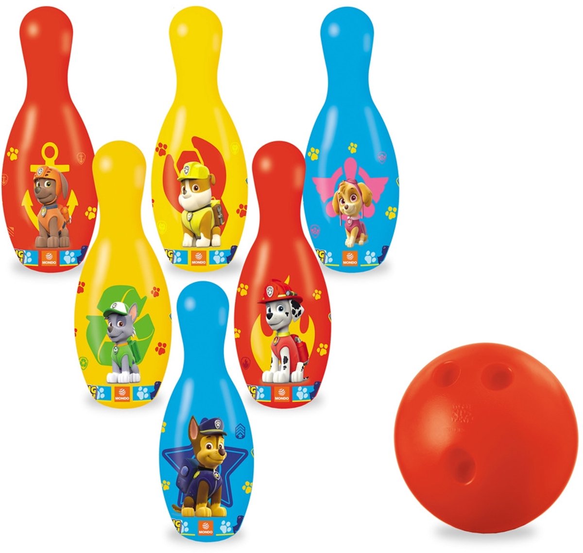 Mondo bowlingset Paw Patrol, 7dlg.