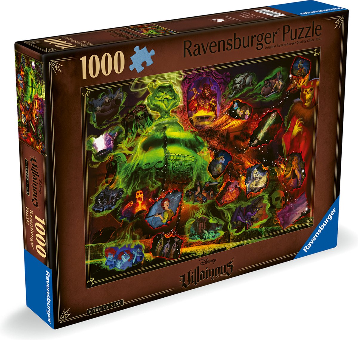 Ravensburger puzzel disney villainous: horned king - legpuzzel - 1000 stukjes