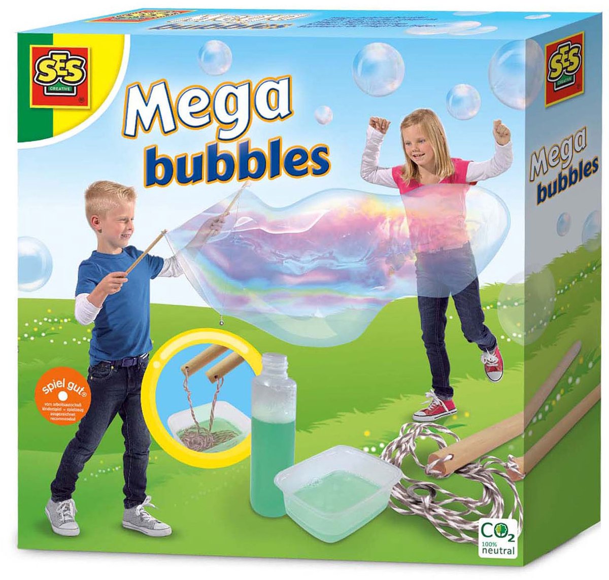 Zijn mega bellenblaas