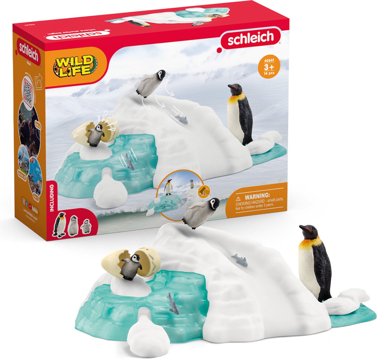 Schleich wildleven pinguinfamiliepret 42661