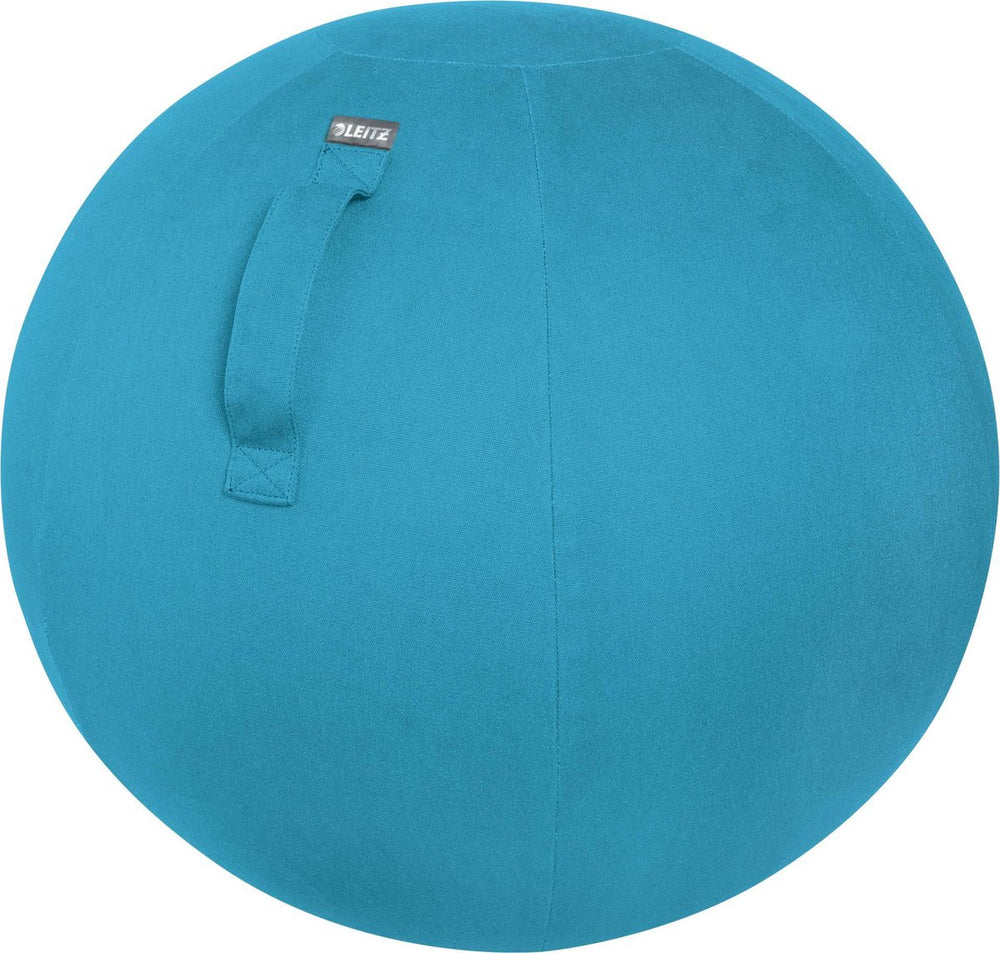 Leitz ergo cosy actieve ergonomische zitbal - inclusief handpomp - ideaal voor thuiskantoor - sereen blauw