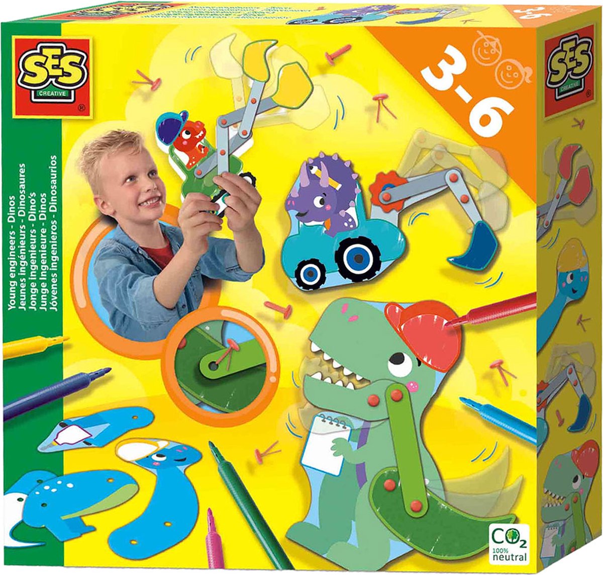 Zijn jonge ingenieurs - dino's