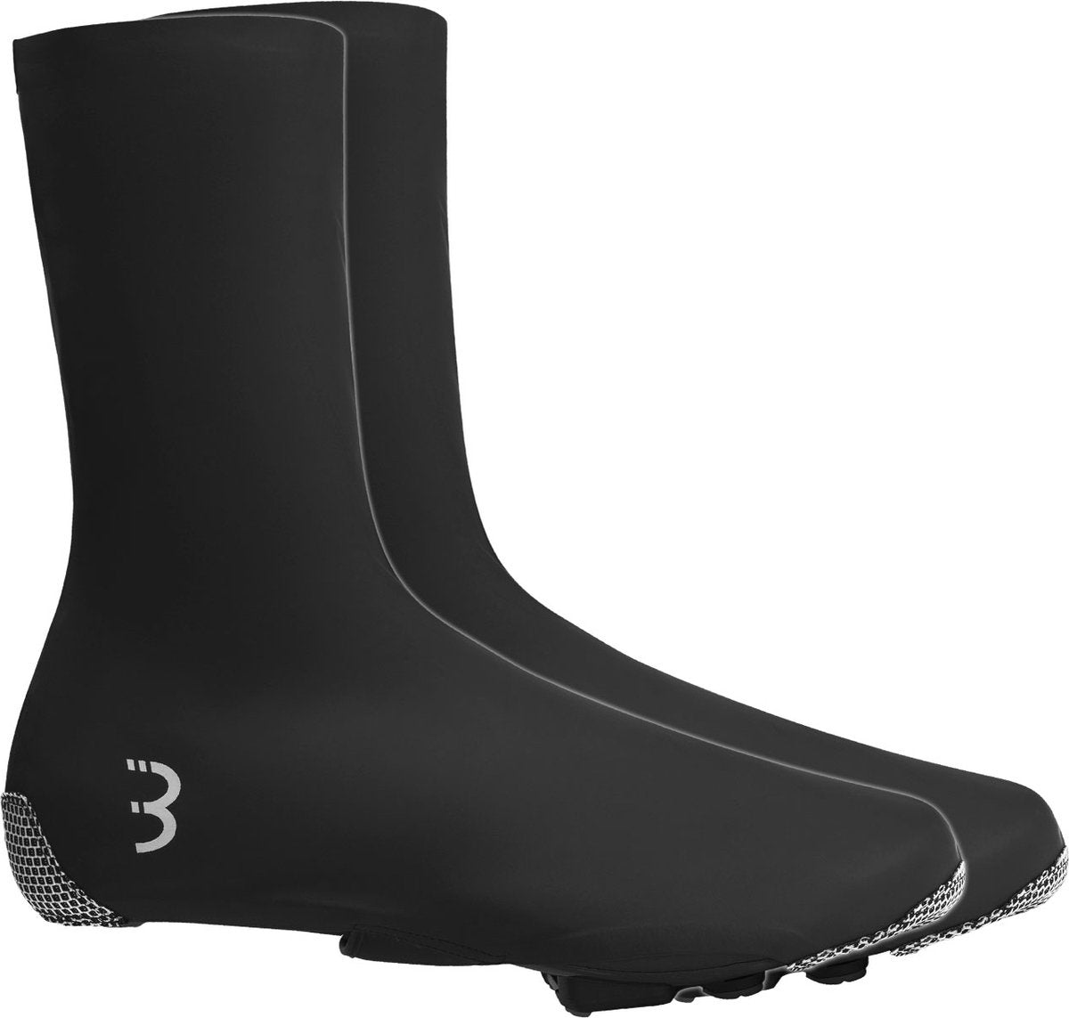 Bbb cycling raceflex zipperless fiets overschoenen waterdicht - overschoenen wielrennen - winddicht en waterdicht - zwart - maat 41 42 - bws-29
