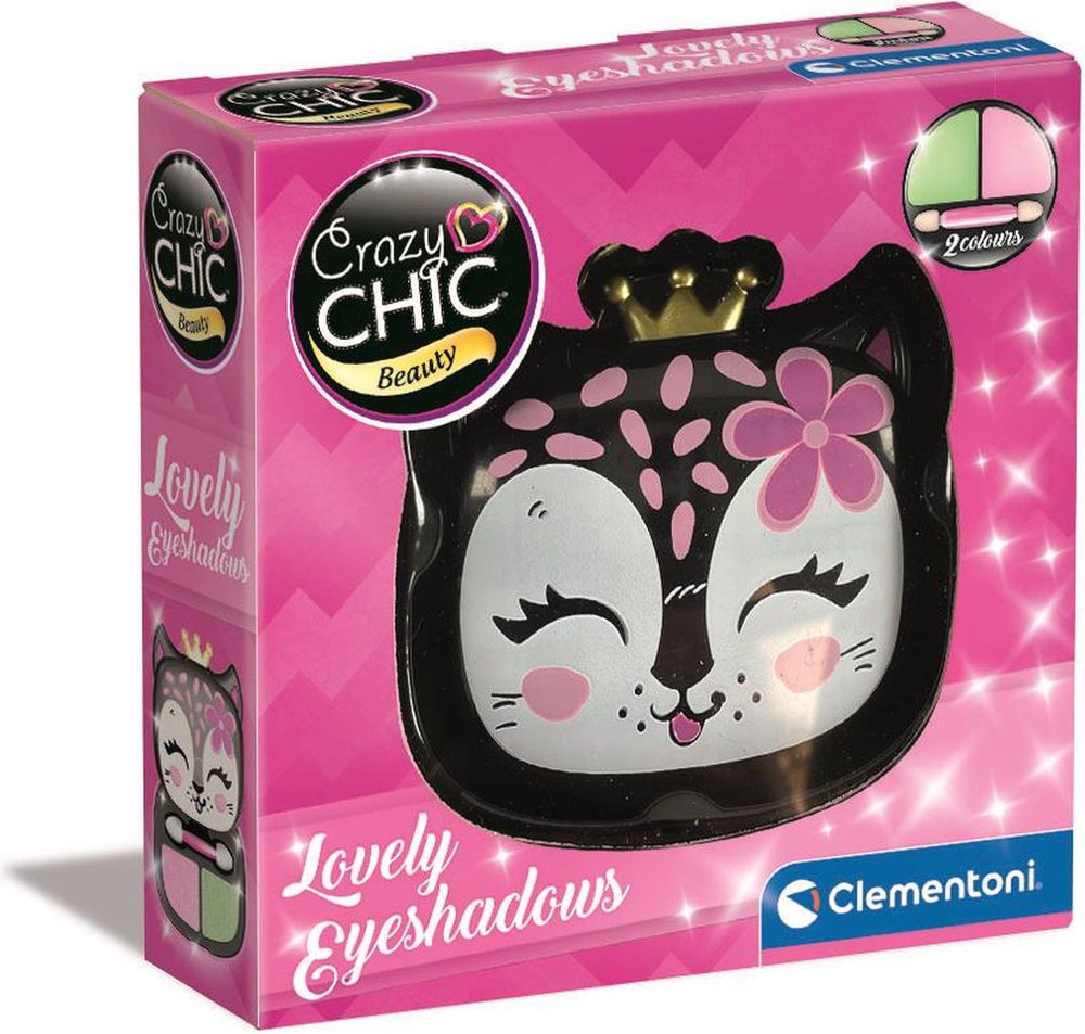 Clementoni gekke chique oogschaduw in make-up doosje panter