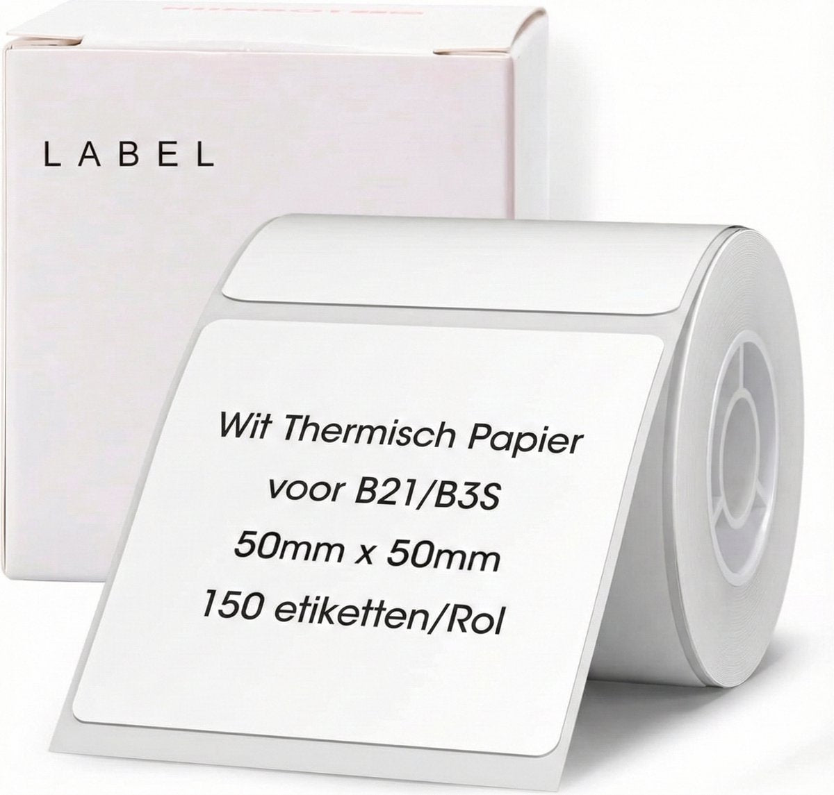 Niimbot labels - etiketten - voor b21(s pro) b1 b3s(pro) k3 b31 - 50 x 50 mm - 150 vellen - wit