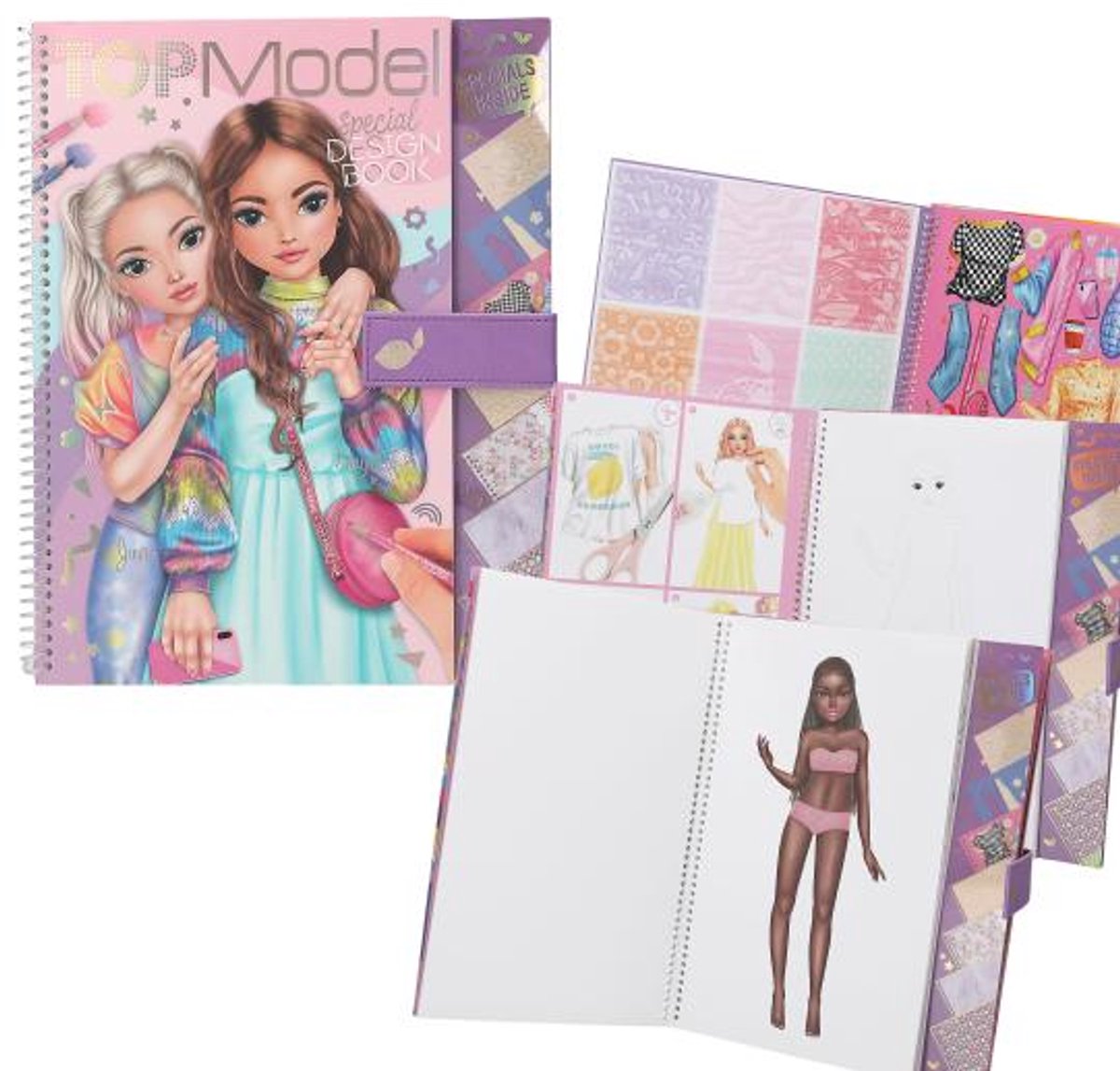 Depesche kleurboek topmodel special design - creatief tekenen en ontwerpen.