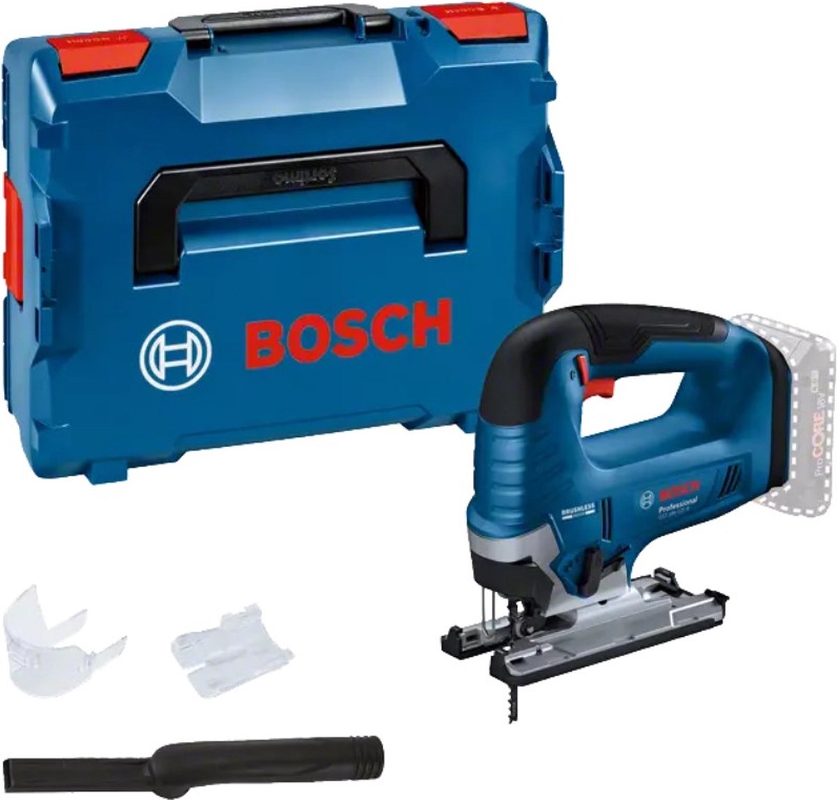 Bosch blauw gst 18v-125 b accu decoupeerzaag | zonder accu en lader | in l-boxx - 06015b3000