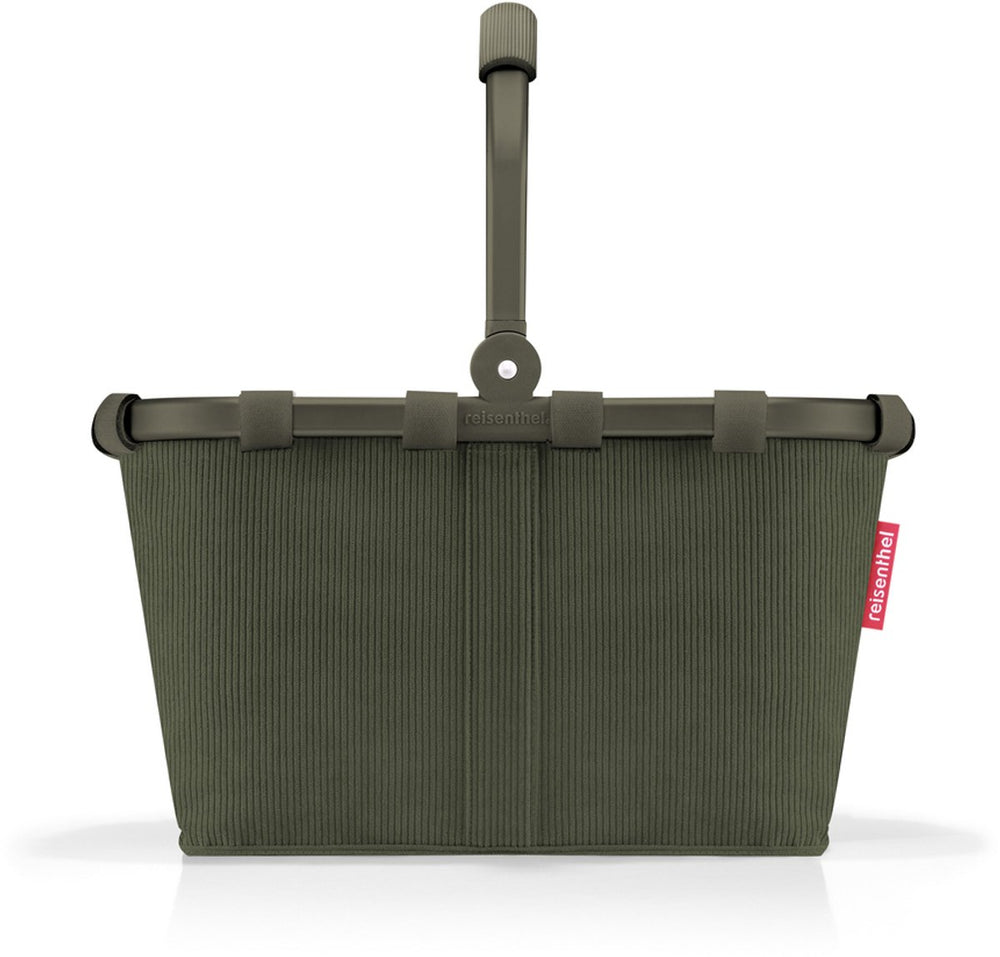 Reisenthel carrybag boodschappenmand maat xs - 5l - cord dark macha groen