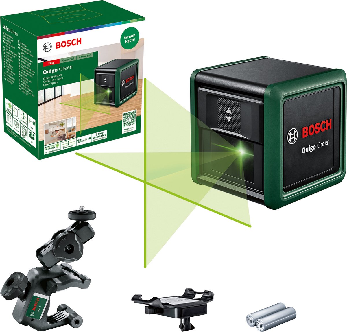 Bosch quigo green kruislijnlaser