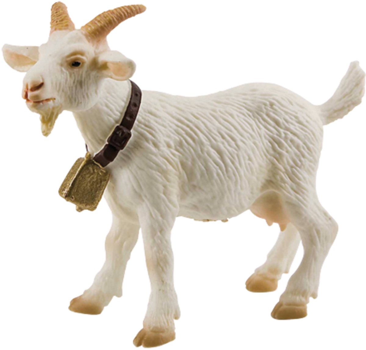 Bullyland 62318 – speelfiguur en verzamelfiguur geit – ca. 7 cm – levensecht en detailrijk vormgegeven – ideaal als educatief speelfiguur en klein cadeautje voor kinderen vanaf 3 jaar.