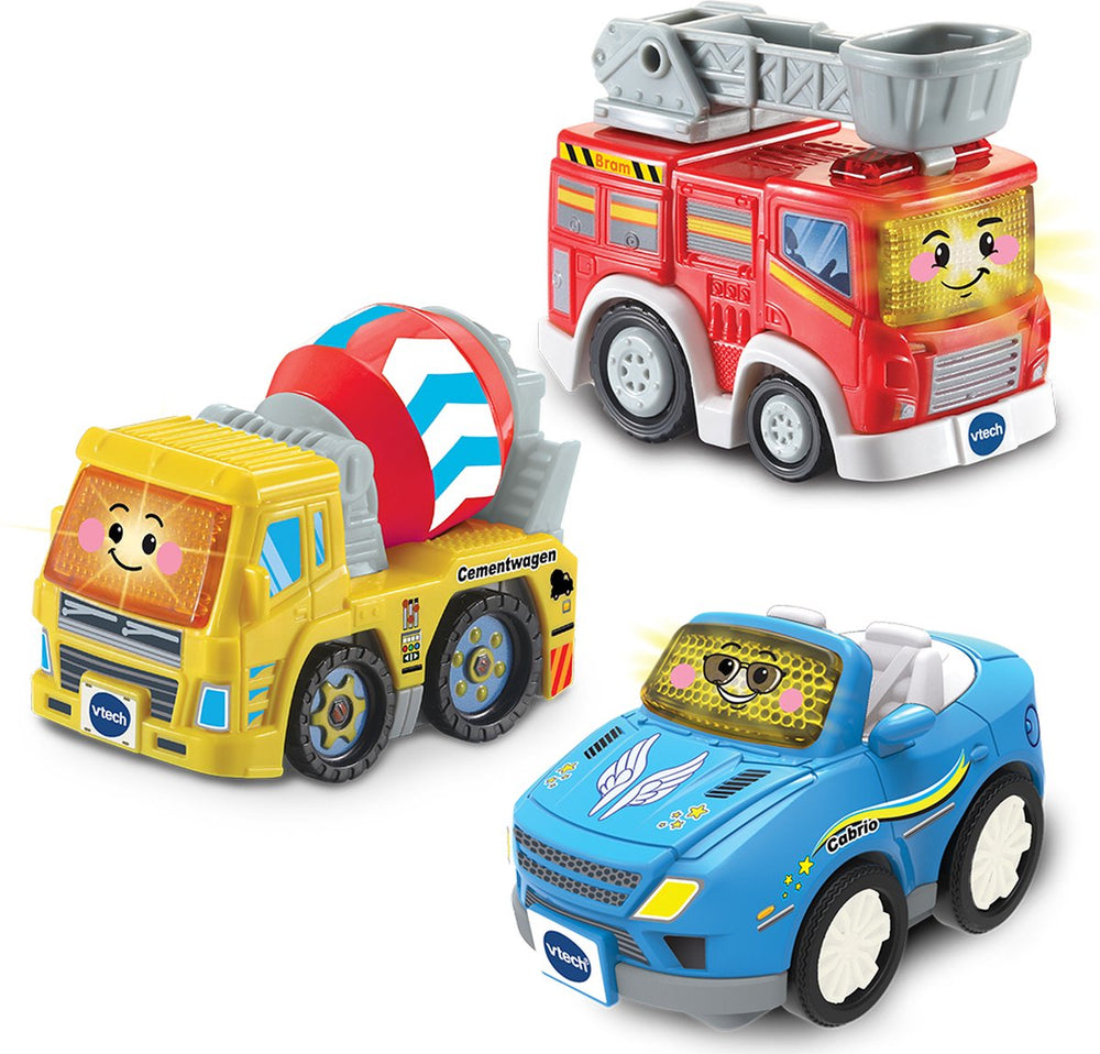 Vtech toet toet auto's triopack - collin, sepp en bram