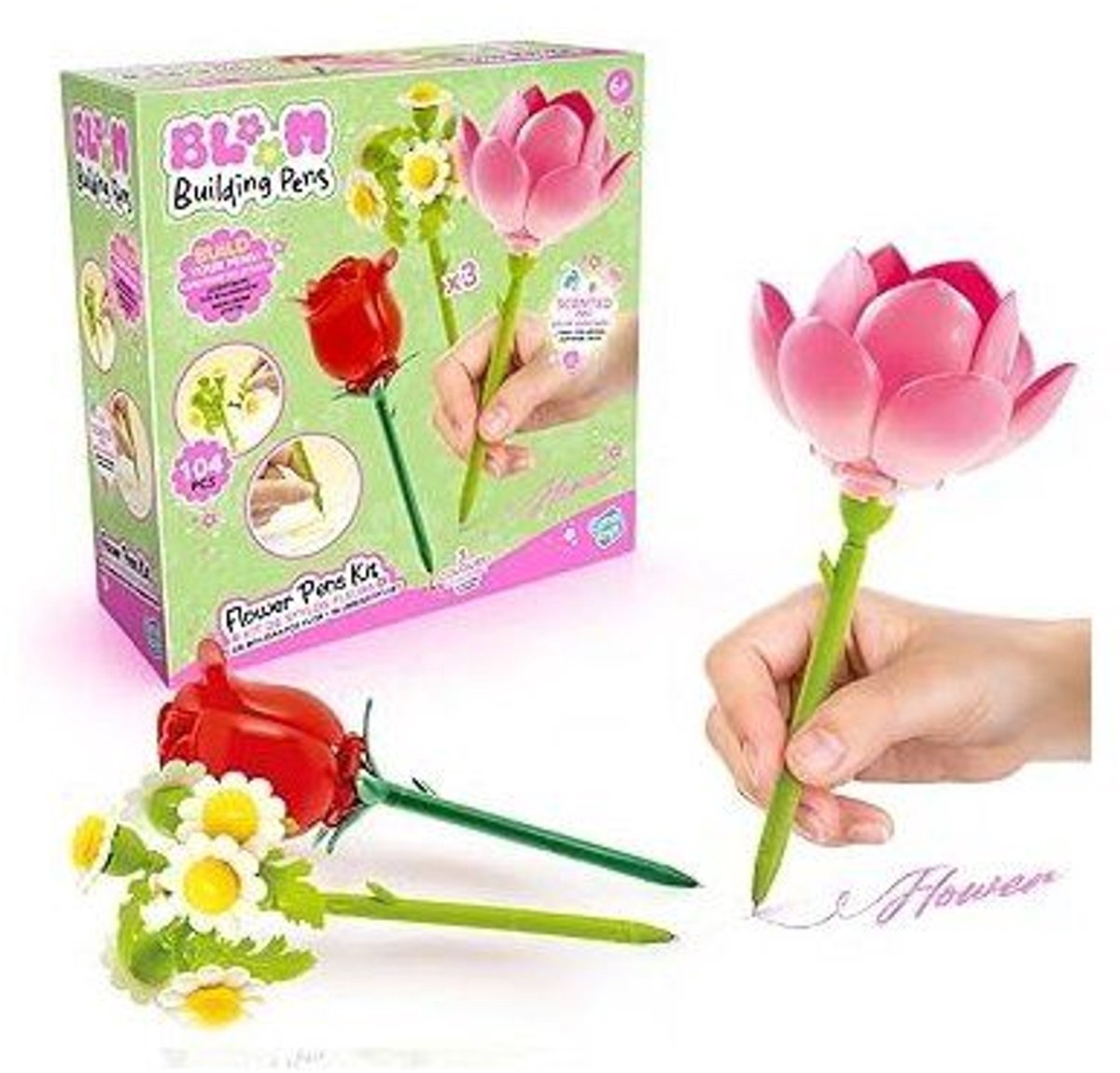 Canal toys flower brick pen - 3-pack