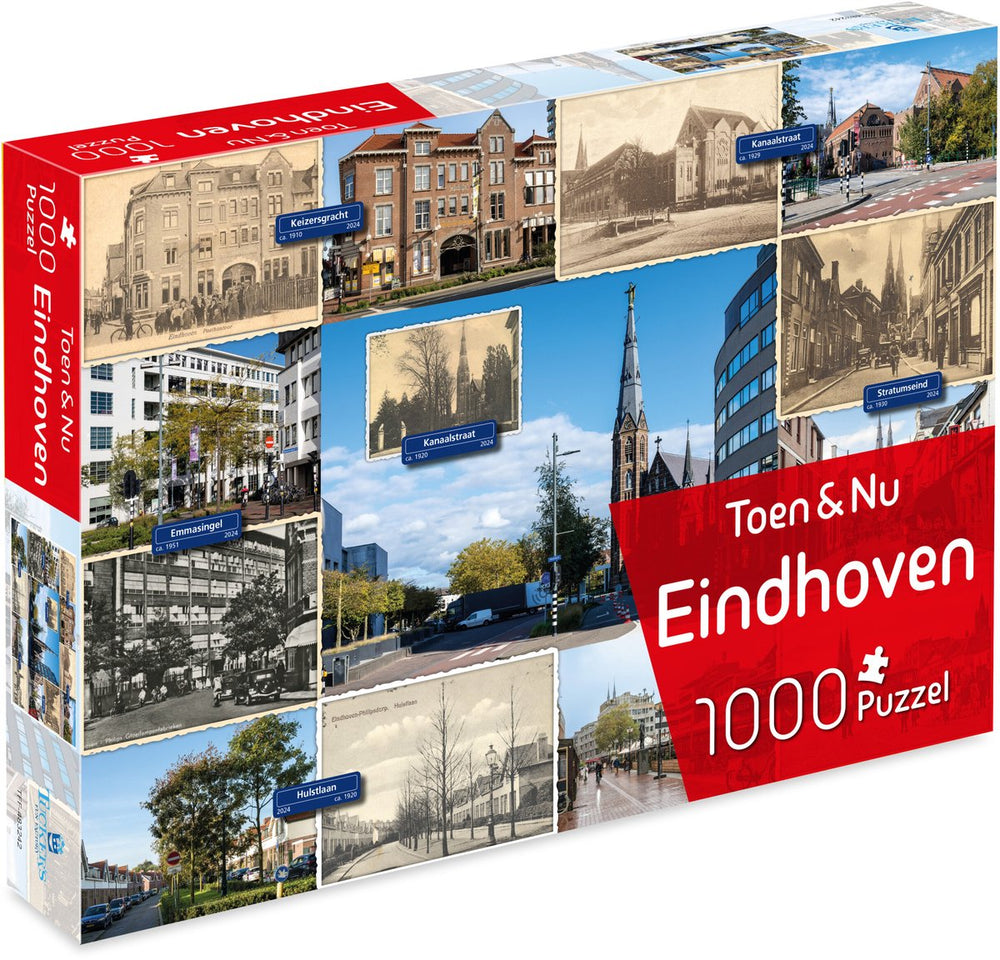 Tucker's fun factory toen nu puzzel - eindhoven (door fotograaf robert mulder) - 1000 stukjes - legpuzzels