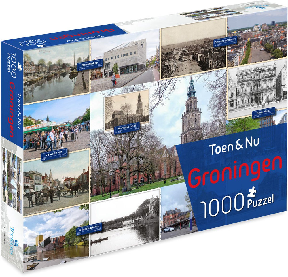 Tucker's fun factory toen nu puzzel - groningen (door fotograaf robert mulder) - 1000 stukjes - legpuzzels