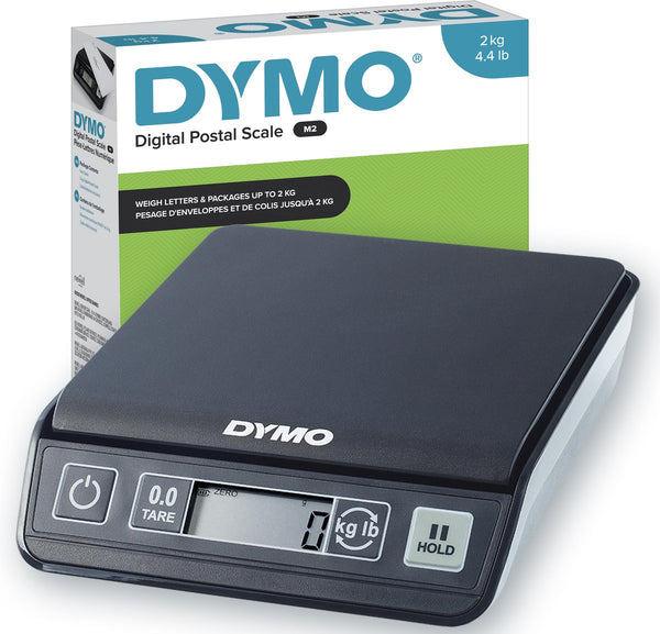 Dymo digitale postweegschalen | tot 2 kg capaciteit | 20 cm x 20 cm pakket- en verzendweegschaal