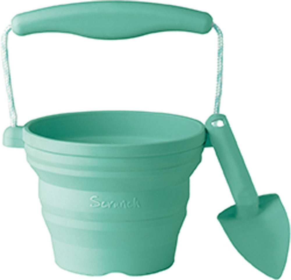 Scrunch speelgoedemmer - munt - opvouwbaar - recycleerbaar