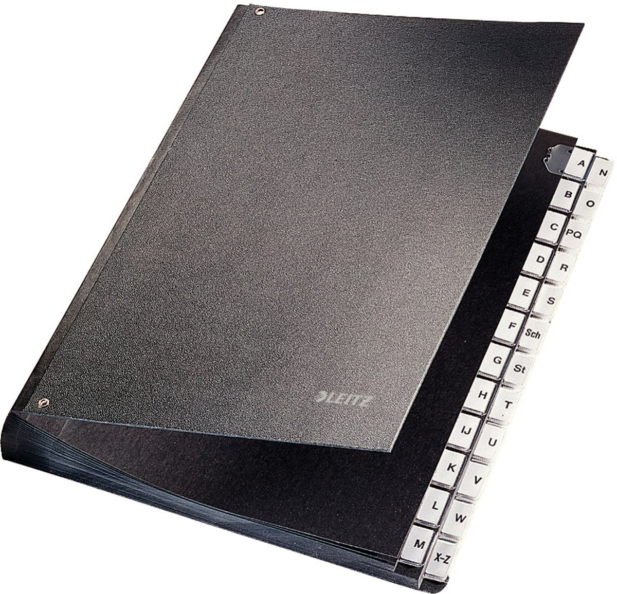 Leitz bureaumap - a-z tabs - zwart