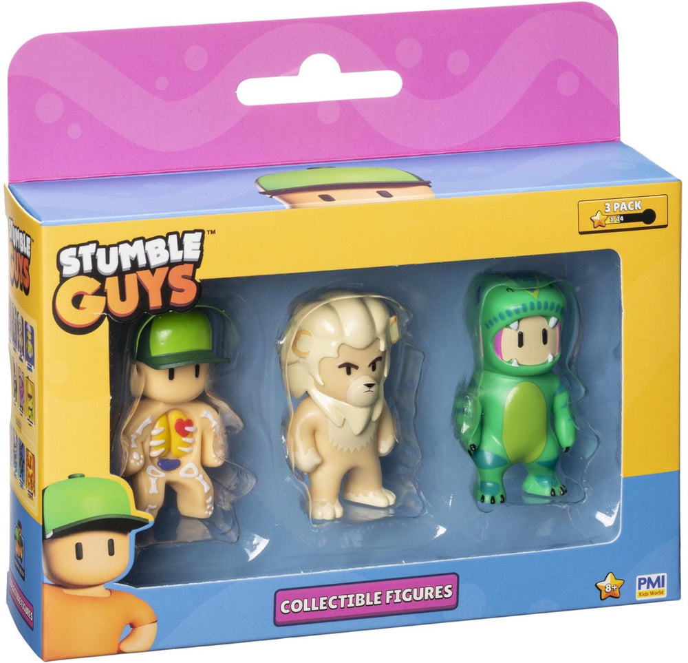 Boti Stumble Guys actiefiguren, 3-pack