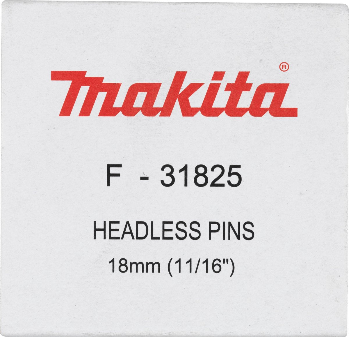 Makita f-31825 pin vk geg. 18mm