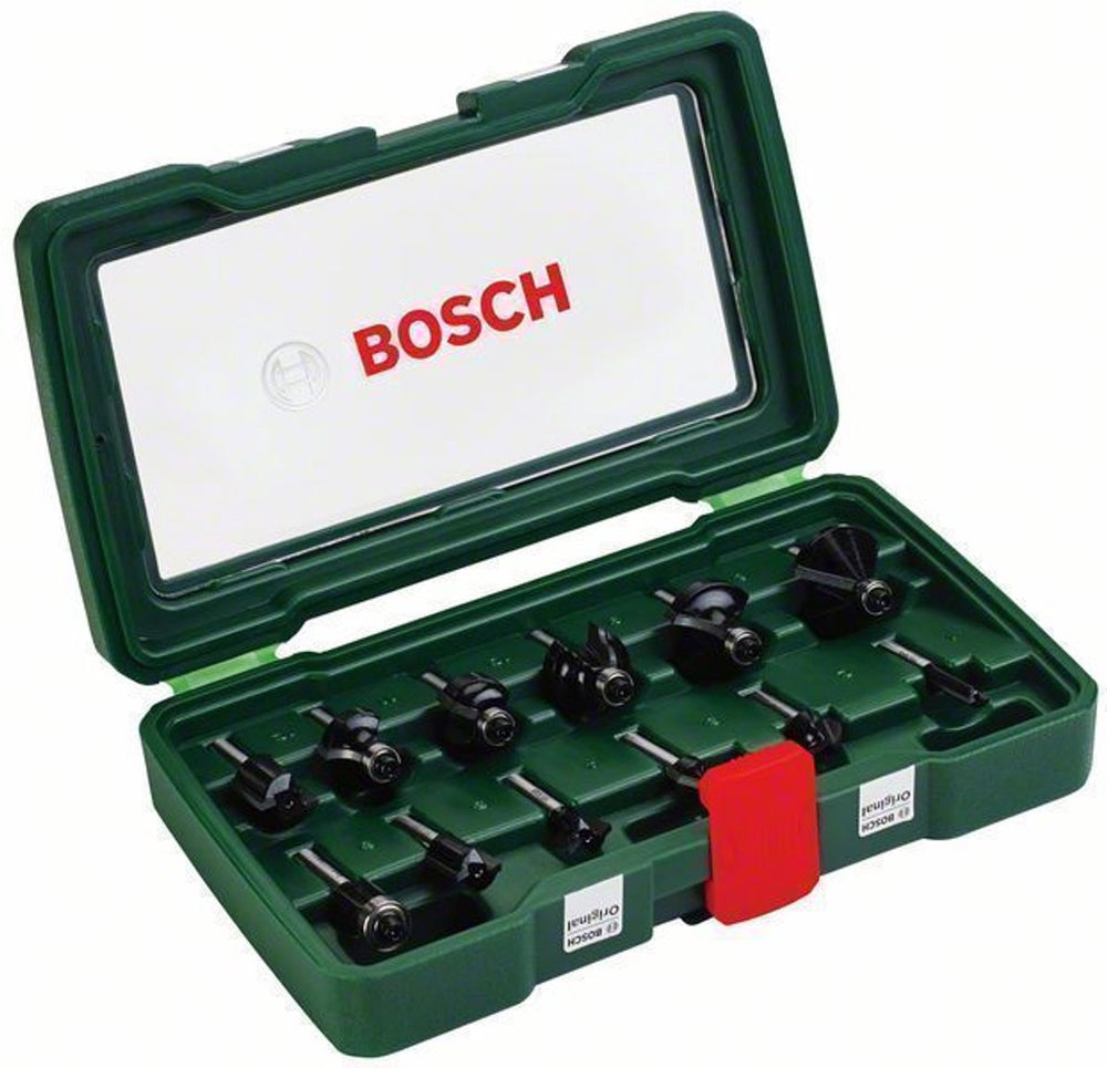 Bosch 12-delige frezenset 1 4 schacht