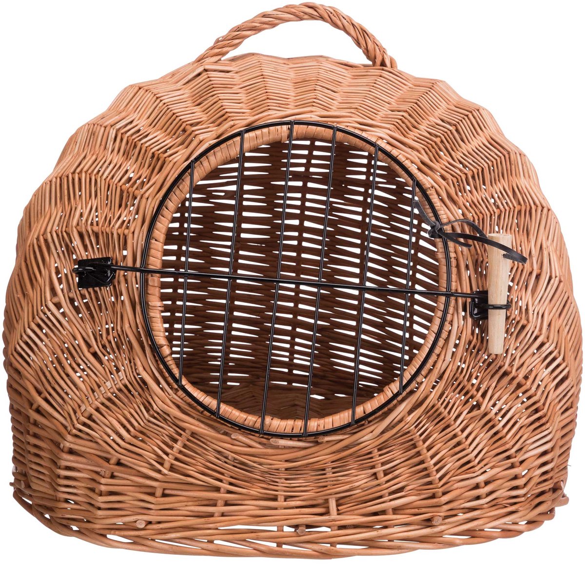 Trixie rotan kattenmand met deur - ø 50cm