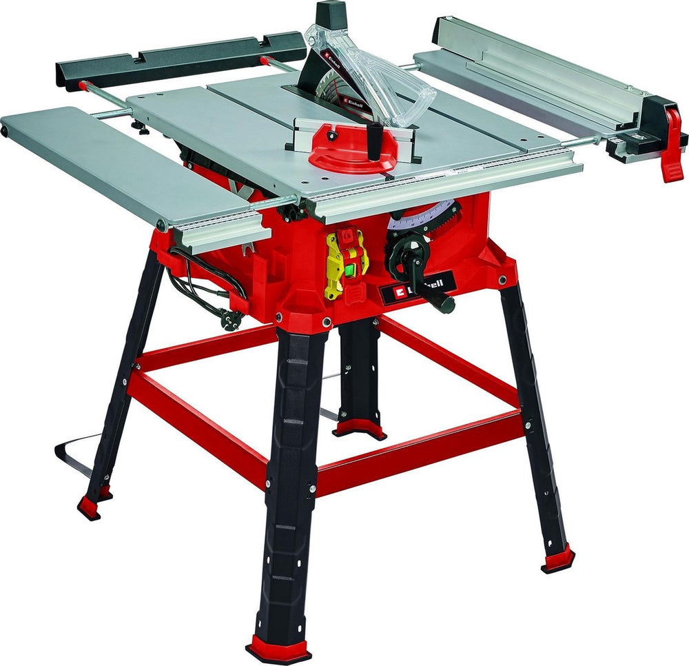 Einhell elektrische zaagtafel tc-ts 2225 u - 2200 w - ø254 mm - zaagblad 45° kantelbaar naar 1 zijde - incl. 48 tands zaagblad