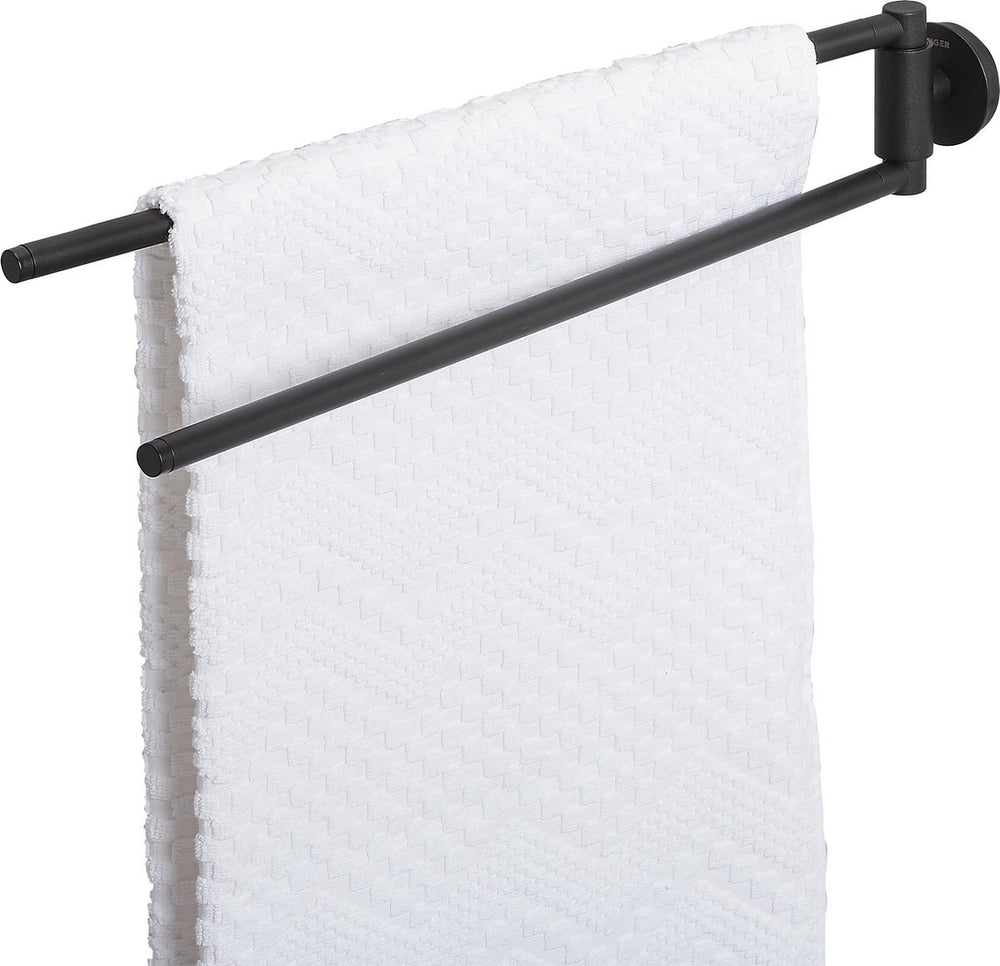 Tiger urban - handdoekrek 2-armig - 45 cm - zwart