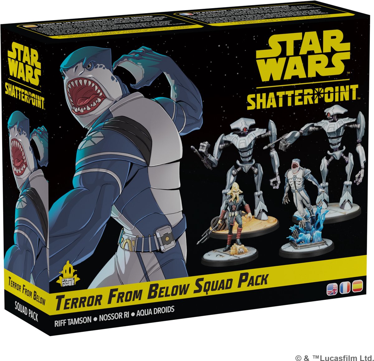 Atomic mass games star wars shatterpoint terror from below squad pack - en fr es