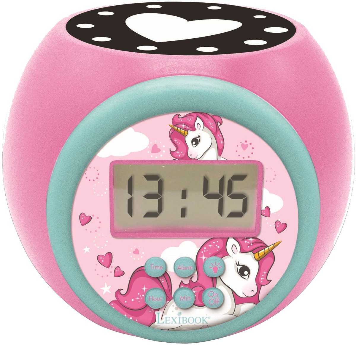 Lexibook unicorn projector wekker met timer