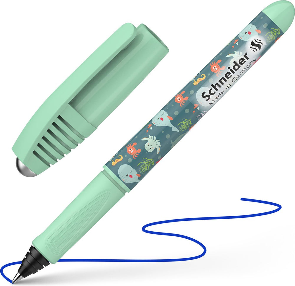 Schneider schrijfwaren schneider rollerball - zippi - penpunt m - happy fish - s-187525