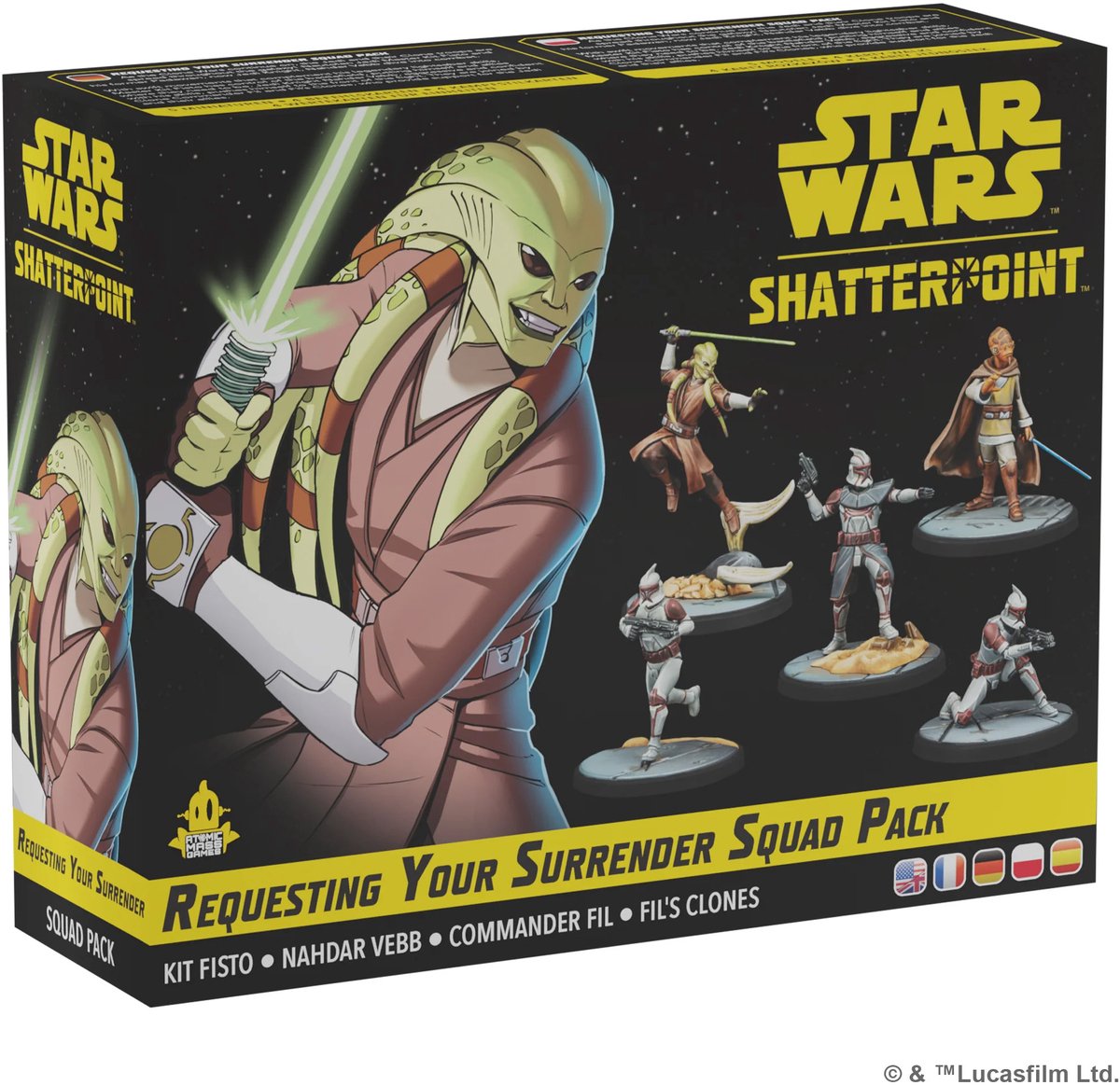 Atomic mass games star wars shatterpoint wisdom of the council - tabletop miniatures game - atomic mass