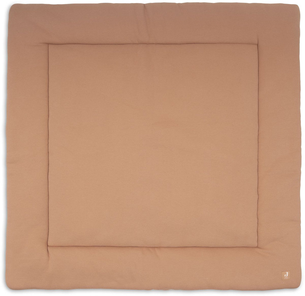 Jollein boxkleed baby - 100x100cm - little waffle - light terra sand