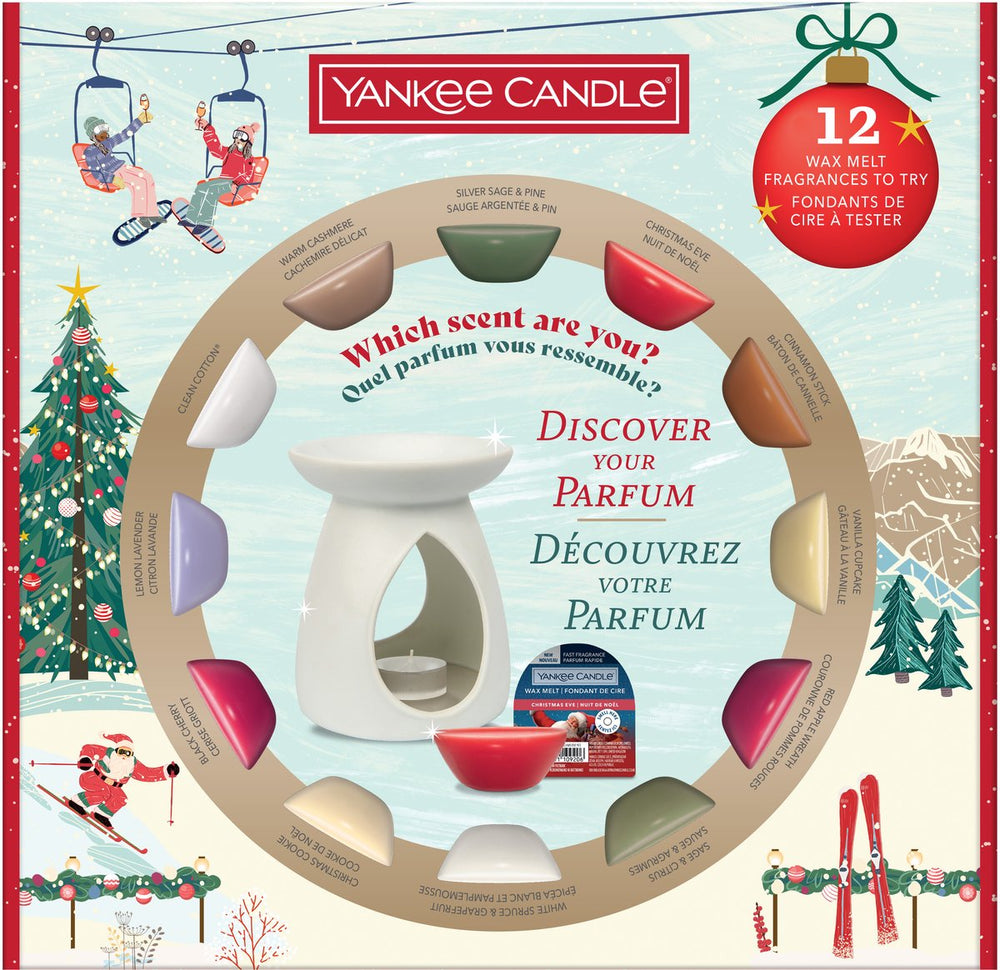 Yankee candle - apres ski - 12 wax melts warmer gift set - cadeauset