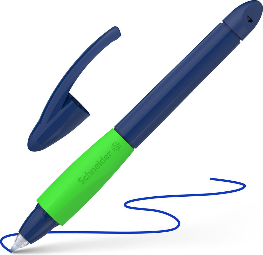Schneider schrijfwaren schneider rollerball - base ball - blauw groen - penpunt m - s-188337