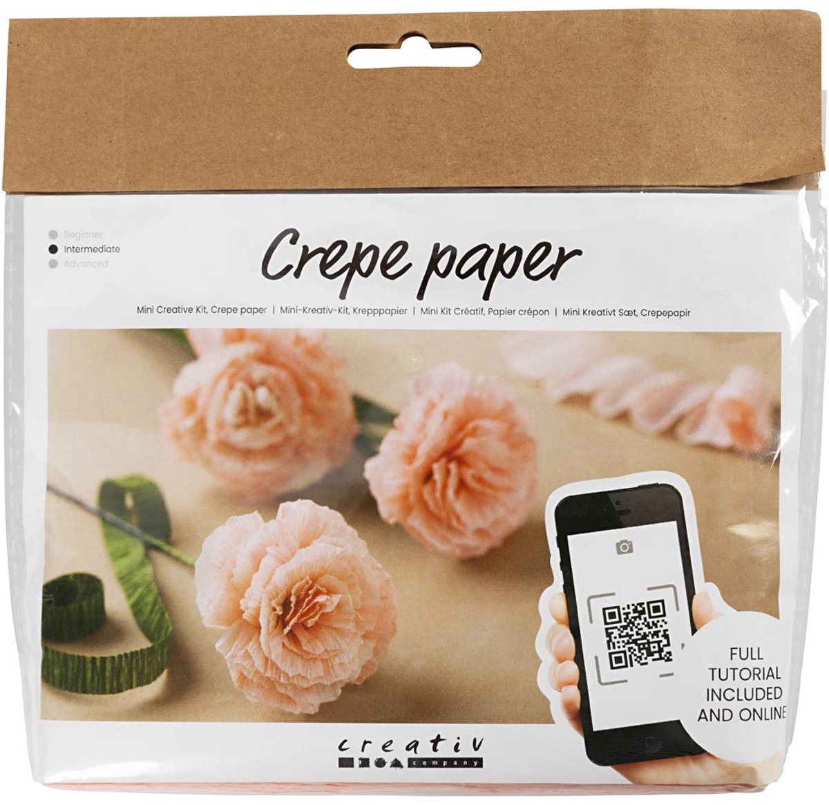 Creativ Company mini hobby set crepe paper carnations