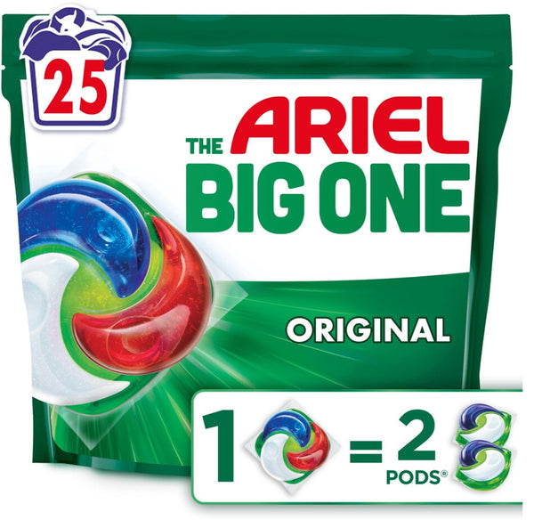Ariel 3in1 wasmiddel pods the big one original - 25 wasbeurten