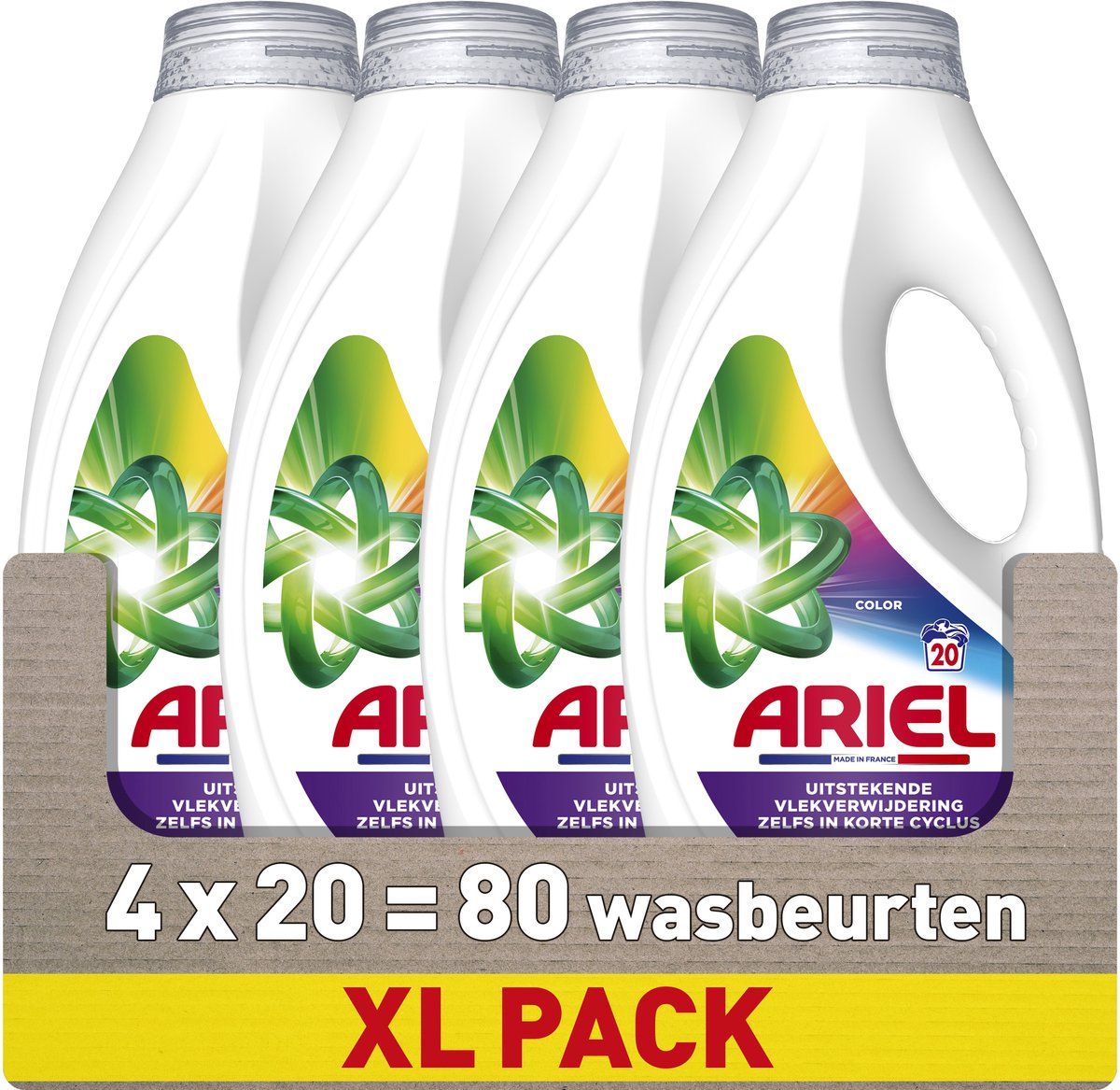 Ariel wasmiddel kleur - 4 x 20 wasbeurten