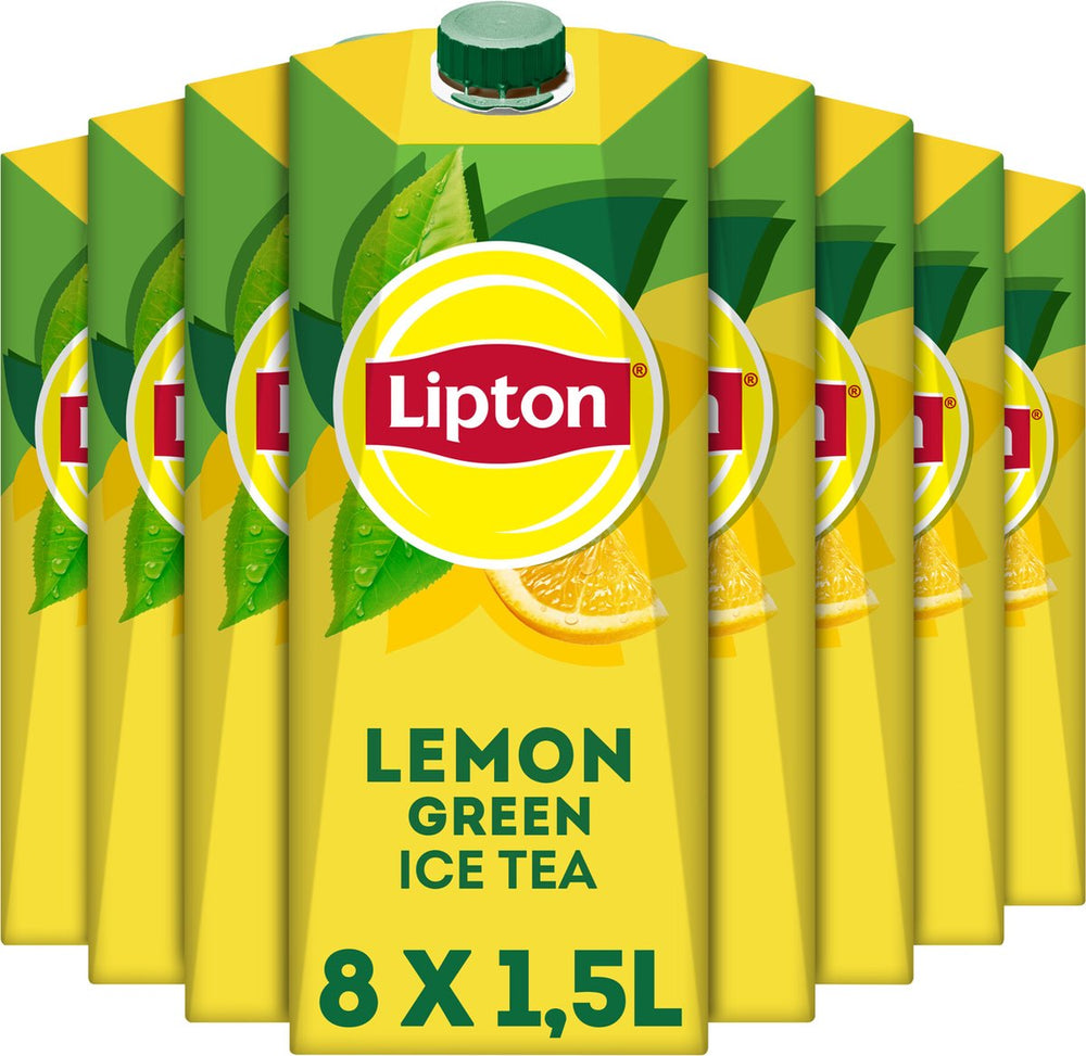 Lipton ice tea green - lemon - laag in calorieã«n - 8 x 1.5l