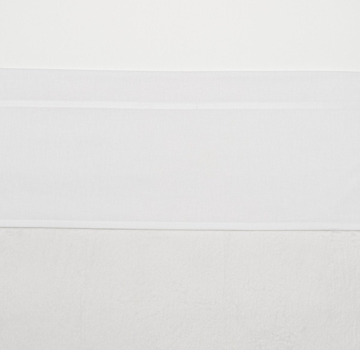 Meyco baby bies wieglaken - white - 75x100cm - 0.3 tog